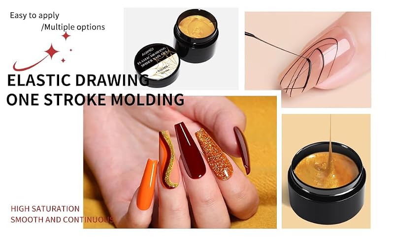 AOBOO Spider Gel for Nails - High Elasticity Line Drawing Nail Art Polish