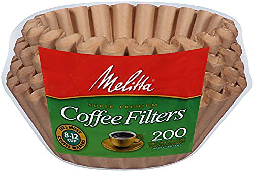 Melitta Coffee Filters for 8-12 Cup Drip Machines, 200 Count (Pack of 8)