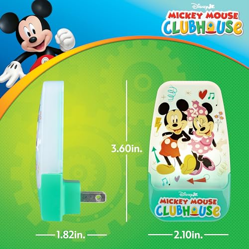 Disney Mickey Mouse Clubhouse LED Night Light - Plug-In & Automatic
