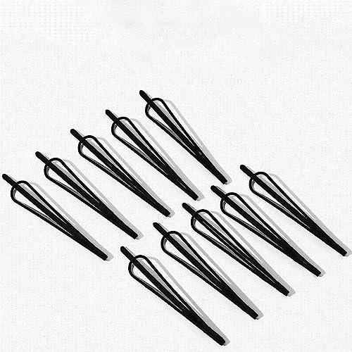 12 Pcs Vintage Mini Black Hair Pins BB Clips for Bangs and Styling