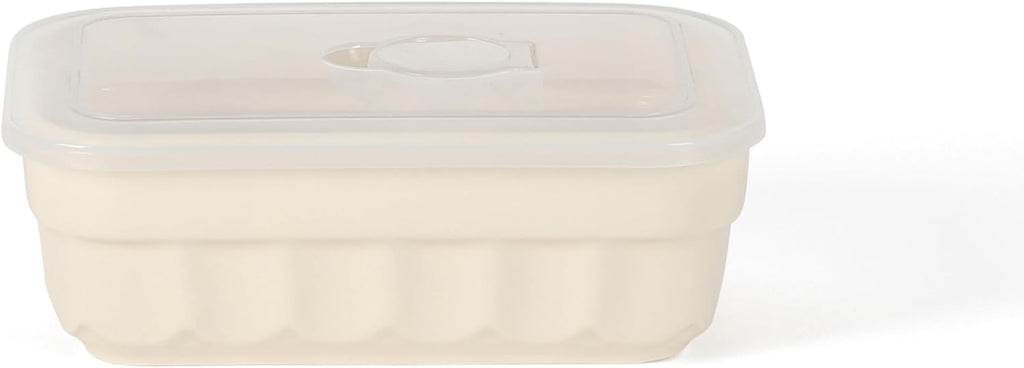 Martha Stewart Broadbrook 6-Piece Stoneware Meal Prep Container Set - Oven, Microwave, Dishwasher Safe