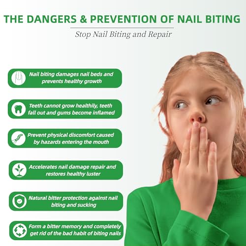 Soralis Nail Biting Treatment & Thumb Sucking Deterrent - 2-in-1 Polish