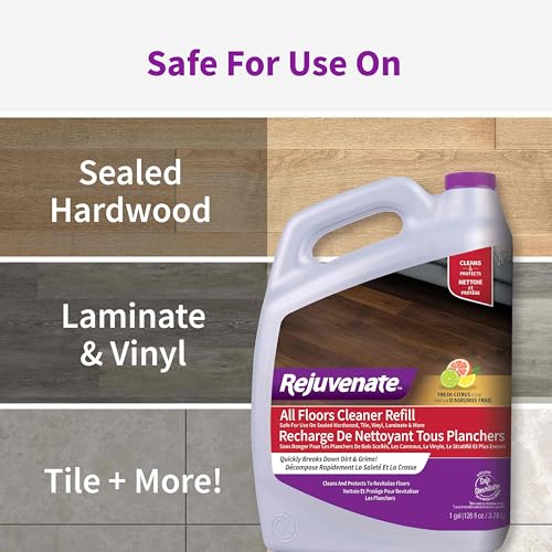 Rejuvenate All Floors Cleaner Refill - 1 Gallon, Fresh Citrus Scent
