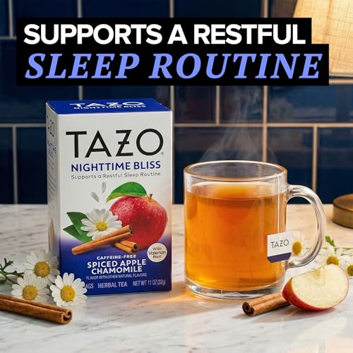 TAZO Nighttime Bliss Spiced Apple Chamomile Herbal Tea - 16ct