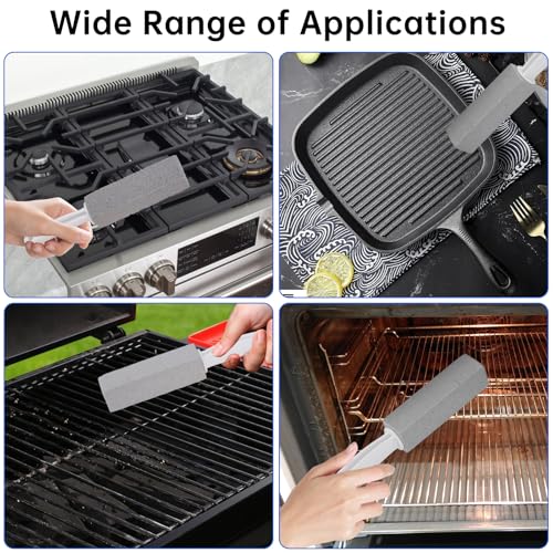 Pumice Stone Cleaning Set for Stove Grates - 2 Pack
