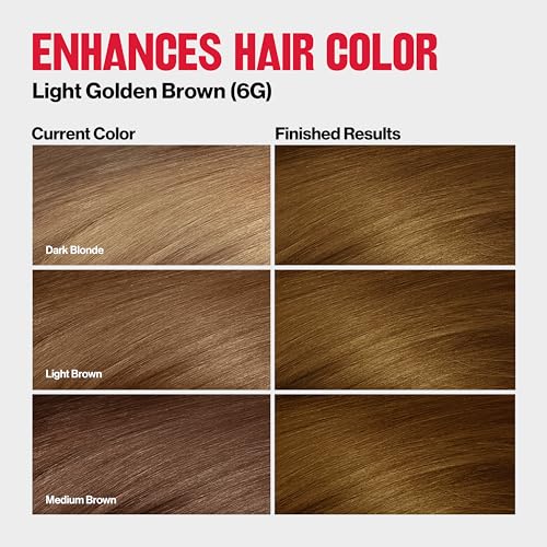 Revlon ColorSilk Demi-Permanent Hair Color - 6G Light Golden Brown