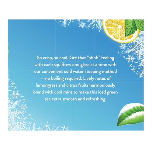 Celestial Seasonings Cold Brew Green Iced Tea, 18 Count Box