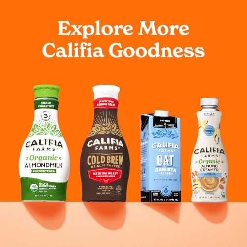 Califia Farms Pumpkin Spice Latte Cold Brew Coffee, 48 Oz - Dairy Free, Vegan