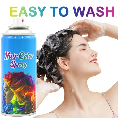 Pink Temporary Hair Color Spray Washable Hair Dye for Cosplay