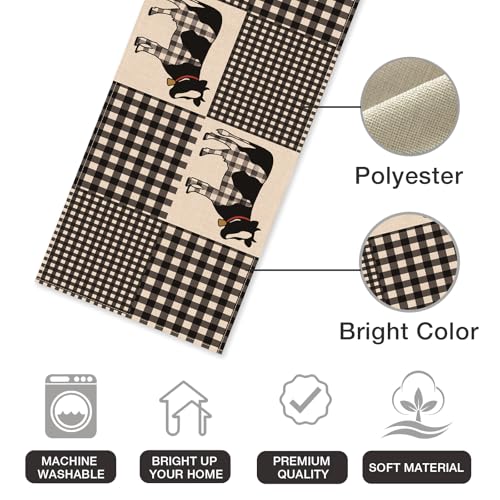 Buffalo Plaid Table Runner, 13x72 Inches - Farmhouse Decor