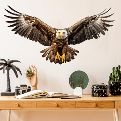 Bald Eagle Wall Decal - Removable Animal Wall Sticker by RoyoLam