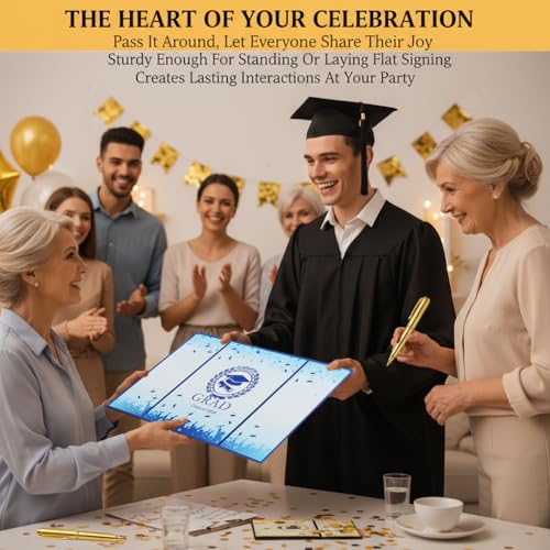 Graduation Guest Book 2026 - Signature Sign In Board for Parties