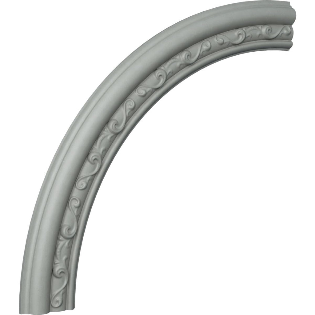 Ekena Millwork CR35WA Watford Ceiling Ring (1/4 of complete circle), 36"OD x 29 1/2"ID x 3 1/4"W x 1"P