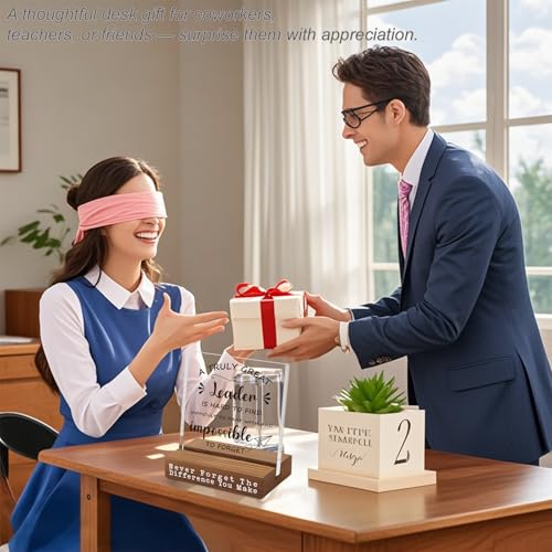 Leader Appreciation Desk Sign - Inspirational Gift for Boss