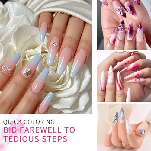 Finger Secret 3-Color Ombre Gel Nail Polish Set for Gradient Art