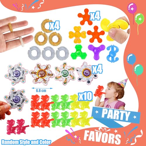 Korilave 132-Piece Kids Party Favors Assortment for Classroom Prizes