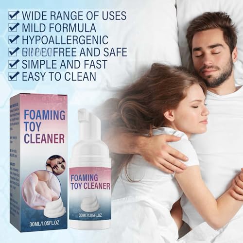 Fujinzhu Foaming Adult Toy Cleaner - Gentle, Non-Irritating Toy Sanitizer