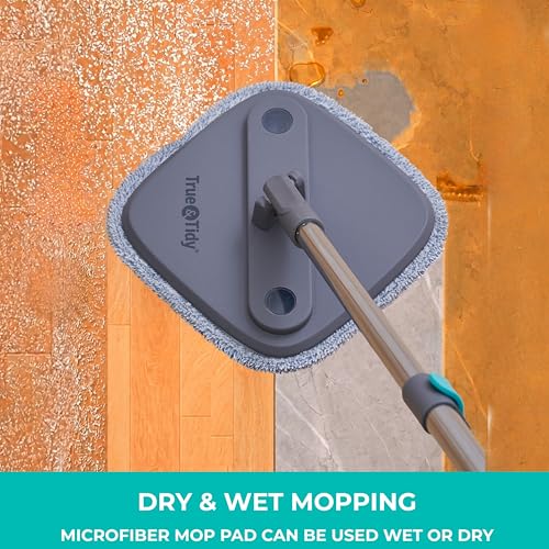 True & Tidy 2-Pack 9-Inch Microfiber Mop Pad Refills for SPIN-800