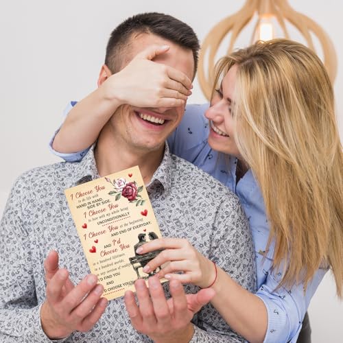 Romantic Double-Sided Greeting Card - I Choose You