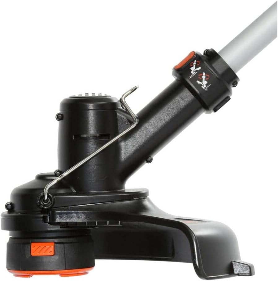 BLACK+DECKER 40V MAX Cordless String Trimmer & Edger - Adjustable Telescoping Pole, Includes Battery & Charger