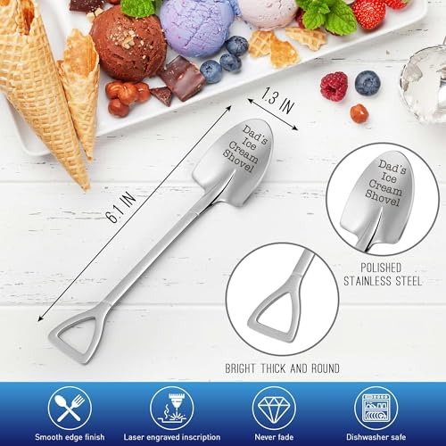 Dad’s Ice Cream Shovel - Funny Stainless Steel Gift for Dad from Daughter