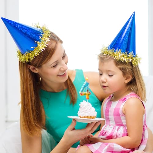 Jinrea Ocean Theme Number 4 Birthday Candles for Beach & Sailboat Cake Decorations
