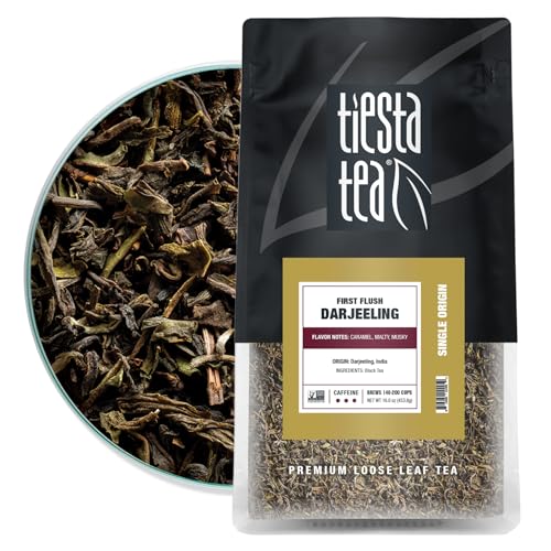 First Flush Darjeeling Black Tea - Premium Loose Leaf, 200 Cups