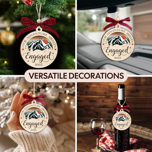 Engagement Ornament for Couples - NewEleven Eco-Friendly Keepsake