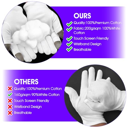 Qianyu Moisturizing Gloves and Socks Set for Dry Hands and Feet Care