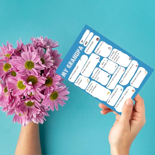 DIY Grandpa Birthday Card Blank Thick Cardstock for Grandad
