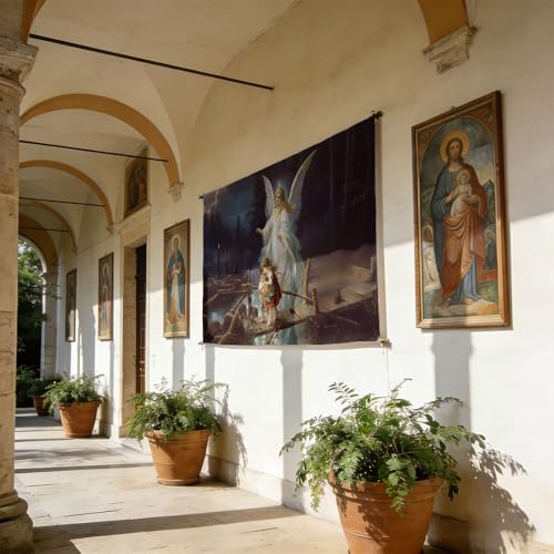 Funny Guardian Angel 3x5 ft Tapestry for Home & Events