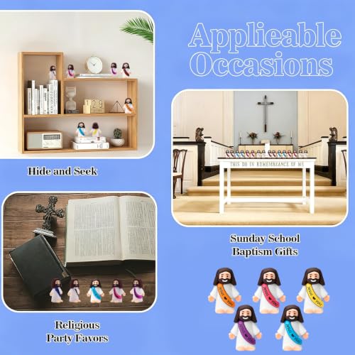 30pcs Little Jesus Figures Easter Egg Favors Religious Party Decorations