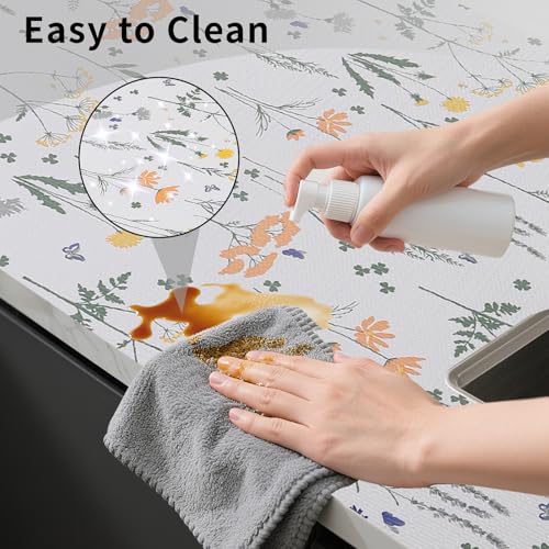 Non-Adhesive Waterproof Drawer and Shelf Liner - 12" x 236.2"