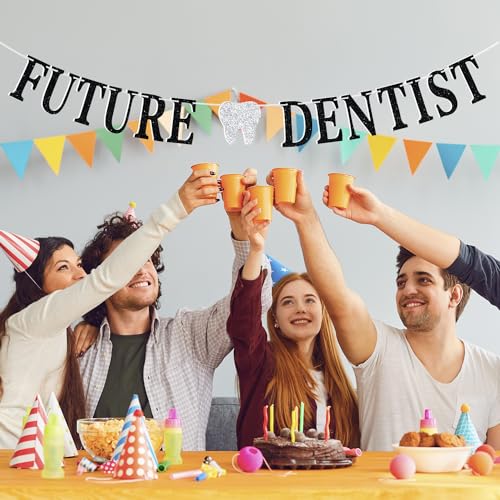 Future Dentist Graduation Banner - Dental School Party Decor