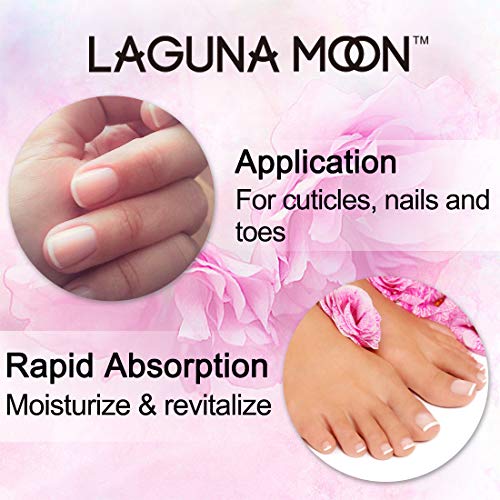 Lagunamoon Rose Cuticle Oil Pen for Nail Care & Growth - 5ml