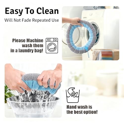Multicolour Stretchable Washable Toilet Seat Cover Pad Guojanfon - Comfortable Bathroom Accessory