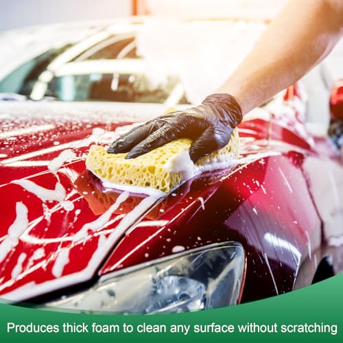 M METERXITY 12-Pack Black Non-Scratch Kitchen Sponges