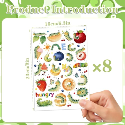 Caterpillar Temporary Tattoos - 200+ Insect Party Favors & Supplies