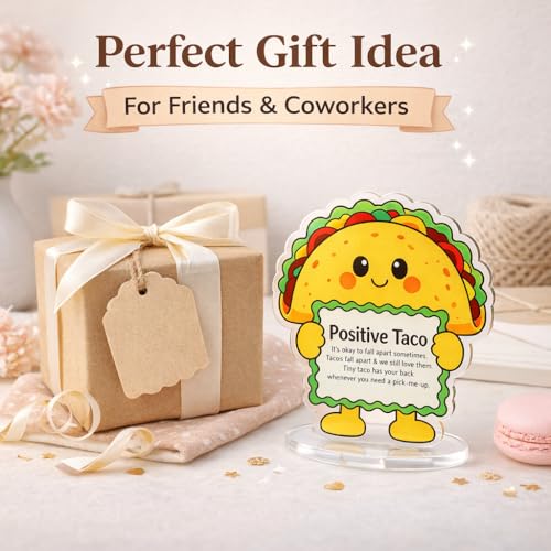 Positive Taco Acrylic Sign - Heartwarming Gift for All Occasions