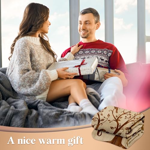Romantic Flannel Blanket for Wife - 50" x 60" Soft Throw Gift