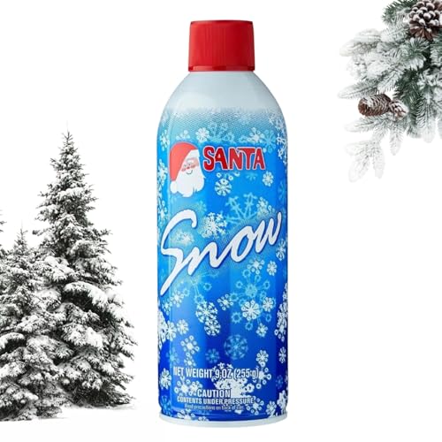 Santa Snow Spray 13oz Artificial Christmas Tree Flocking - 1 Pack