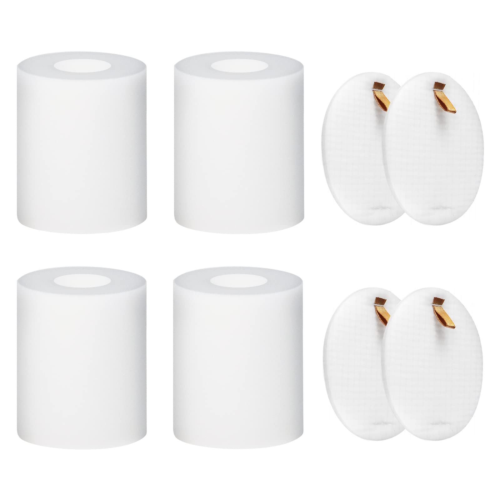 4Pack Replacement for Shark Base Pre-Motor Foam Filters(3.7" High) for Shark Robot Vacuum UR1005AE R101AE RV1001AE AV912S RV1000 AV970 AV993 AV1002AE AV2501S AV2501AE by Techecook, Replace#106KY1000AE