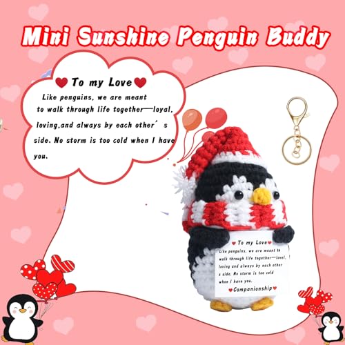 Handmade Crochet Penguin Gift for Couples - Romantic Keepsake
