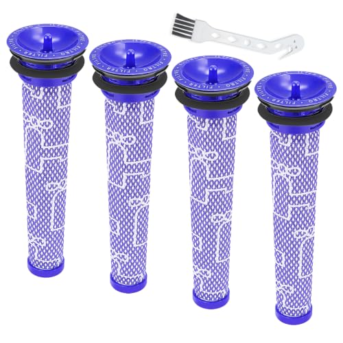 Dyson V6, V7, V8 Compatible Replacement Filter - 4-Pack