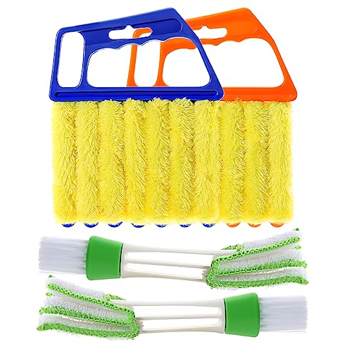 EVEPRUS 4-Pack Blind Cleaner Duster Tool with 7 Fingers Design