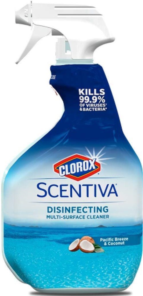 Clorox Scentiva Disinfecting Multi-Surface Cleaner - Pacific Breeze & Coconut | 24 FL OZ (2 Pack)
