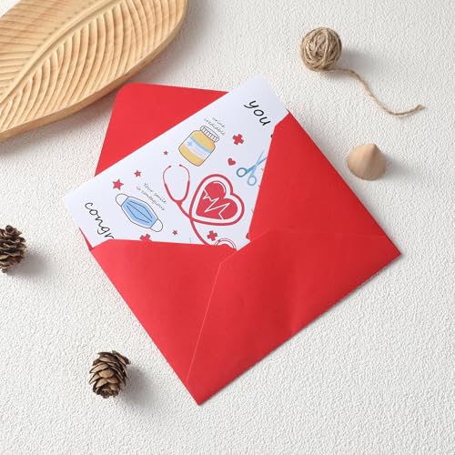 Nurse Graduation Card with Envelope - RN Grad Congrats Gift