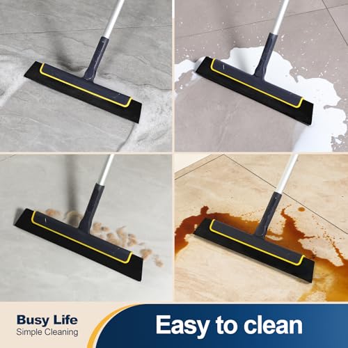 Yocada 51 Inch Floor Squeegee Broom with EVA Foam Blade