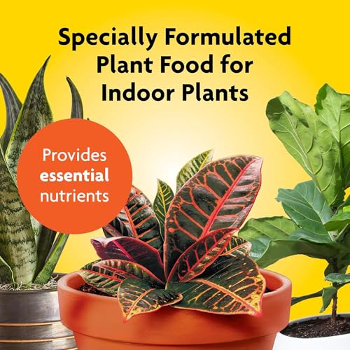 Miracle-Gro Indoor Plant Food Spikes, 24-Count Fertilizer for Houseplants
