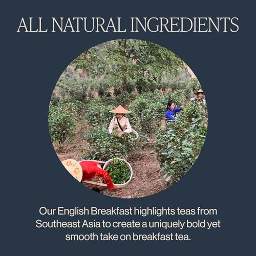 Rishi Organic Black Loose Leaf English Breakfast Tea 1lb - Caffeinated
